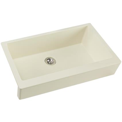 Qtz 36x21x9 Sng Bwl Apron Sink+PD PC