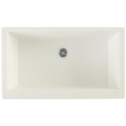 Qtz 36x21x9 Sng Bwl Apron Sink+PD Ri