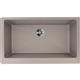 Qtz 36x21x9 Sng Bwl Apron Sink+PD Silver