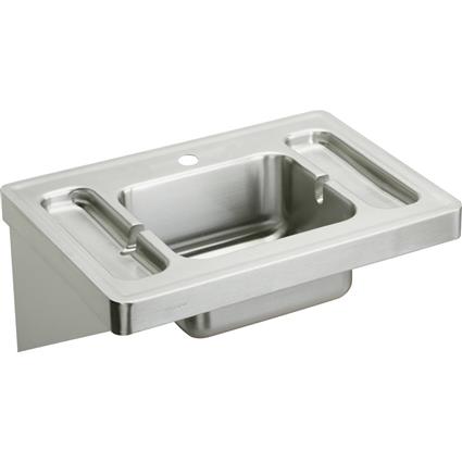 SS 28"x20"x7-1/2"Wall Hung Lavatory Sink