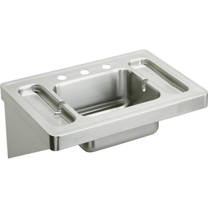 SS 28"x20"x7-1/2"Wall Hung Lavatory Sink