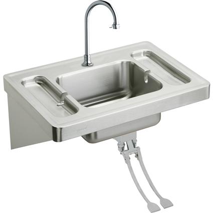 SS 28"x20"x7-1/2"Wall Hung Lav Sink Kit