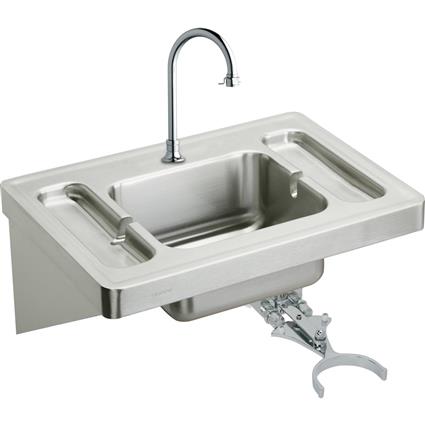 SS 28"x20"x7-1/2"Wall Hung Lav Sink Kit