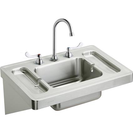 SS 28"x20"x7-1/2"Wall Hung Lav Sink Kit