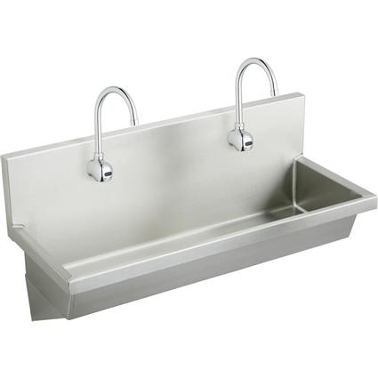 SS 48"x20"x8"Wall Hand Wash Sink Kit