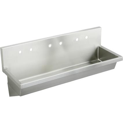SS 72"x20"x8"Wall Hand Wash Sink
