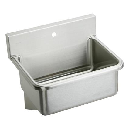 SS 25"x19.5"x10.5" Wall Single Sink