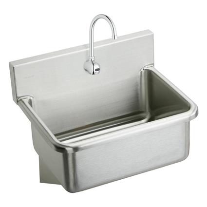 SS 25"x19.5"x10.5" Wall Single Sink Kit