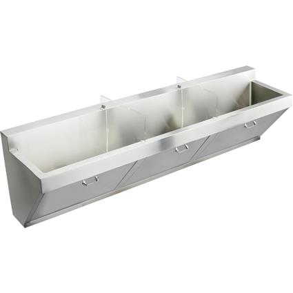 SS 90"x23"x26" Wall Triple Surgeon Sink