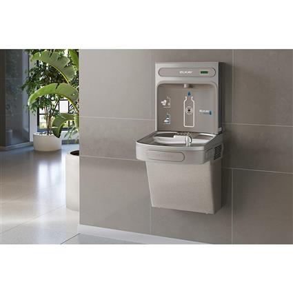 Bottle Filling Stn w/Single Cooler Gray