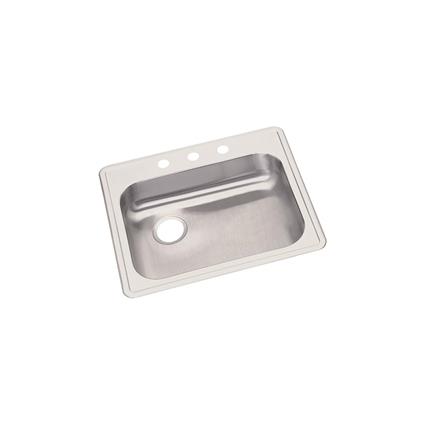 SS 25x21.2x5.3 Single Drop-in Sink