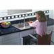 SS 33x21.2x5.3 Dbl Bowl Drop-in Sink