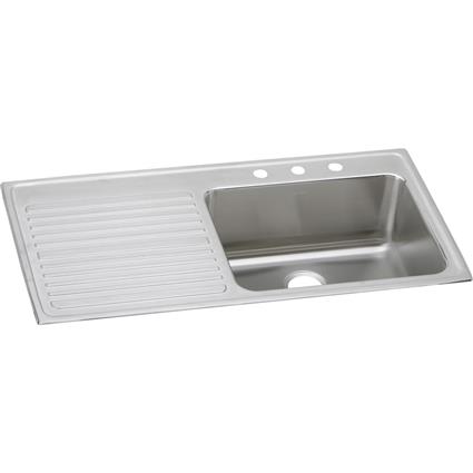 SS 43x22x10 Single Drop-in Sink