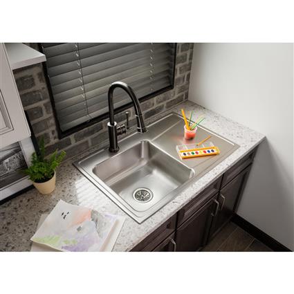 SS 33x22x7.6 Single Drop-in Sink