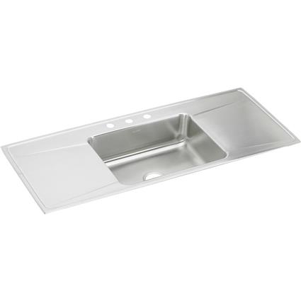 SS 54x22x7.6 Single Drop-in Sink