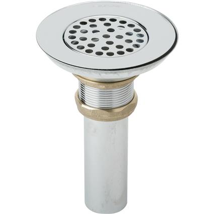 Drain 3-1/2 304 SS Strainer + Tailpiece