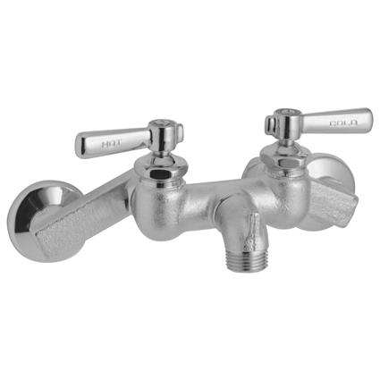 Wall Faucet Bkt Hk Spout 2" Handles CR
