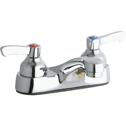Faucet with Integral Spout 2" Handles