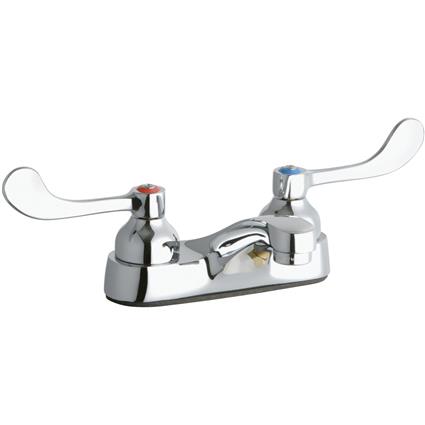 Faucet with Integral Spout 4" Handles