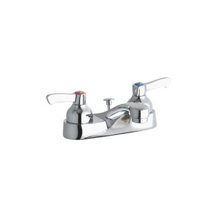 Faucet with Integral Spout 2" Handles