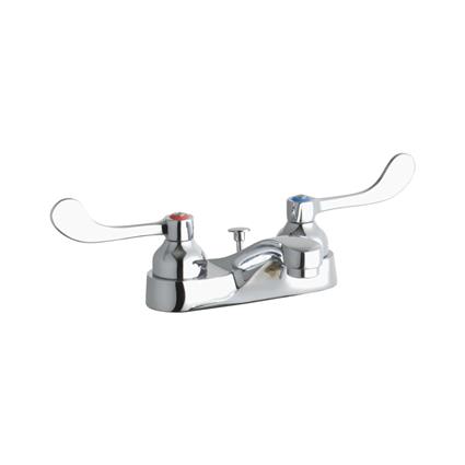 Faucet w/Integral Spout 4" Handles