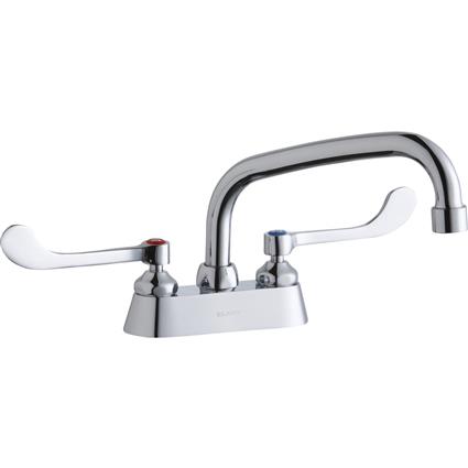 Faucet w/8" Arc Tube Spout 6" Handles