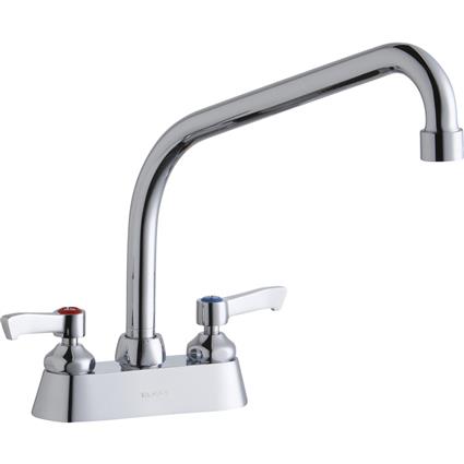 Faucet 10" Arc Spout 2" Handles Chrome
