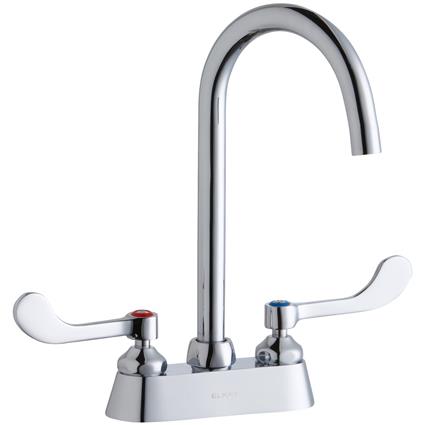 Faucet w/5" Gneck Spout 4" Handle CR