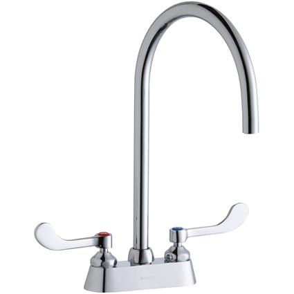 Faucet w/8" Gneck Spout 4" Handle CR