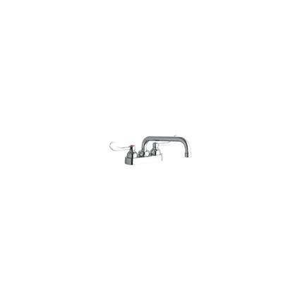 Faucet 8" Tube Spout 4" Handles Chrome