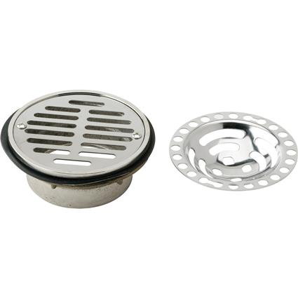 Drain Fitting 5-1/2" SS Dome