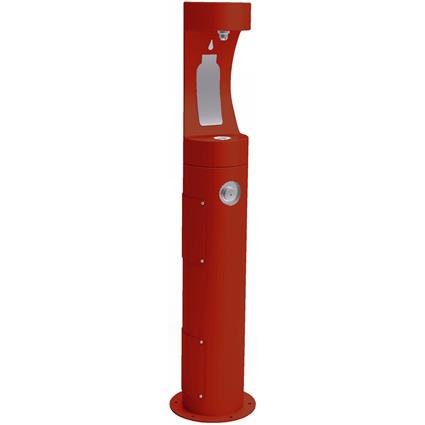 Outdoor Bottle Filling Station Red