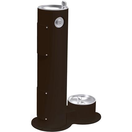 Outdoor Ftn + Pet Station FR Black