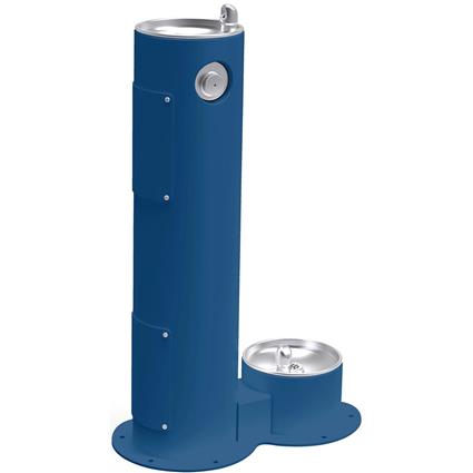 Outdoor Ftn + Pet Station FR Blue