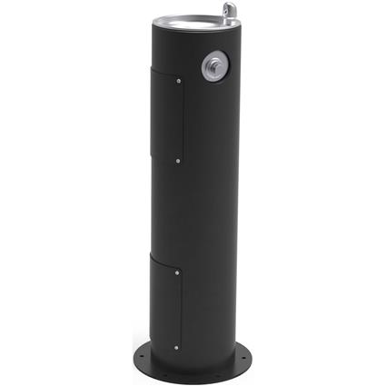 Outdoor Ftn Pedestal Freeze Resist BLK