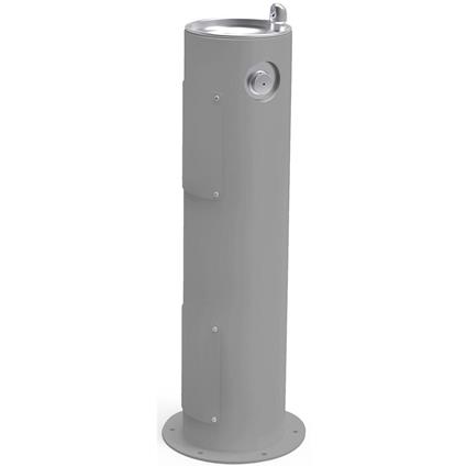 Outdoor Fountain Pedestal Gray