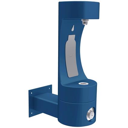 Outdoor Bottle Filling Station Wall BLU