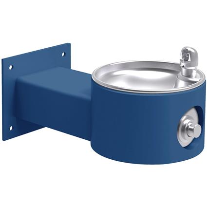 Outdoor Ftn Wall Freeze Resistant Blue