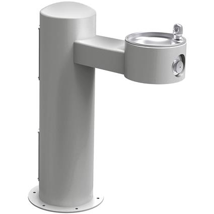 Outdoor Fountain Pedestal Gray