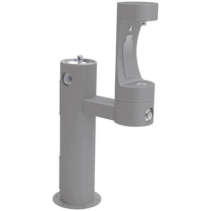Outdoor Bottle Filling Stn Bi-Level GRY