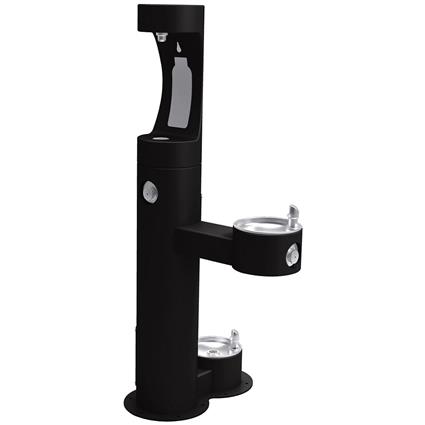 Outdoor Bottle Filling Stn Bi-Level BLK