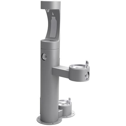 Outdoor Bottle Filling Stn Bi-Level GRY