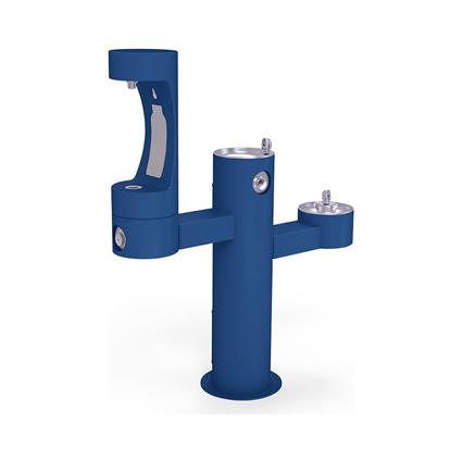 Outdoor Bottle Filling Stn Tri-Level BLU