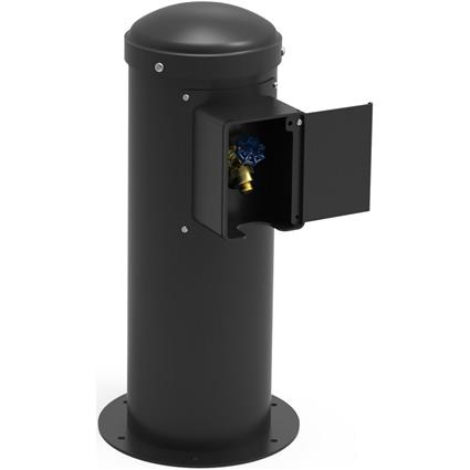 Yard Hydrant with Locking Hose Bib Black