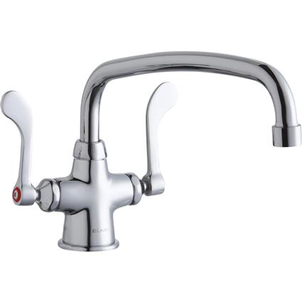 1 Hole Faucet w/12" Arc Tube Spout CR