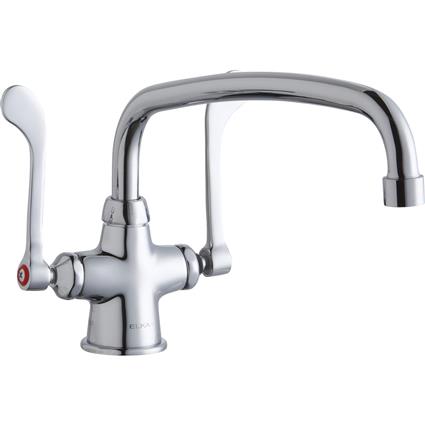 1 Hole Faucet w/12" Arc Tube Spout CR
