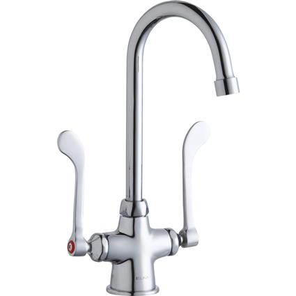 1 Hole Faucet 5" Gneck Spt 6" Handles CR