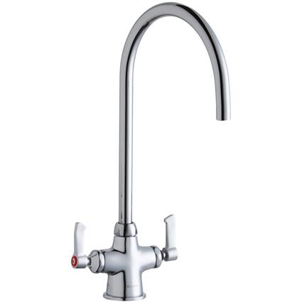 1 Hole Faucet 8" Gneck Spt 2" Handles CR