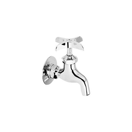 1 Hole Wall Faucet w/Plain End CR