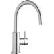 Single Hole Faucet Satin Stainless Steel